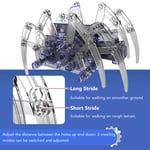 Scientific Robot Toy Plastic Easy Assembly Spider Robot Wide Application 