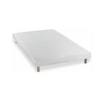 Finlandek - Sommier tapissier 120 x 190 - 12 lattes - Blanc mat Rakenne - Blanc