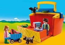 Playmobil 1.2.3 - 9123 - Etal de marché transportable