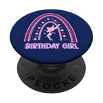 Fée d'anniversaire arc-en-ciel mignonne fée anniversaire fille PopSockets PopGrip Adhésif