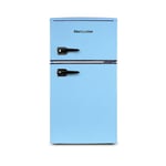 Montpellier MAB2035EPB 70/30 Undercounter Retro Fridge Freezer Pastel Blue