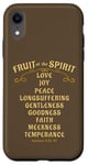 iPhone XR Fruit of the Spirit Love Joy Peace Longsuffering King James Case