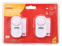 2 Piece Door And Window Entry Alarm Set 2Pc Security Device Alert Burglar Home