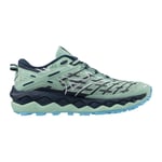 Mizuno Wave Mujin 10 - Chaussures trail femme Dusty Jade Green / White / River Blue 43