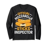 Mozzarella Stick Cheese Design for a Mozzarella stick lover Long Sleeve T-Shirt