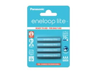 Panasonic Bk-4Lcce/4Be, Batteri, Blå, Nickelmetallhydrid (Nimh), 550 Mah, 1,2 V, Aaa