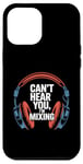 Coque pour iPhone 12 Pro Max Casque DJ ingénieur du son studio de mixage amateur de musique