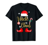 Uncle Claus Funny Family Christmas Pjs Top for Uncles Men T-Shirt