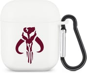 ¿¿tui AirPod 1/2,¿¿tui Mandalorian Airpods 1/2 g¿¿n¿¿ration,¿¿tui pour casque Bluetooth,¿¿tui pour casque,¿¿tui de protection,¿¿tui pour casque,¿¿tui de protection avec porte-cl¿¿s de prote