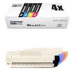 4x Toner for OKI C 5600 5700 Dn N