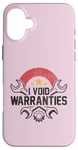 Coque pour iPhone 16 Plus I Void Warranties Funny Sarcastic Mechanic Engine Meme