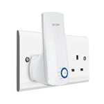 Tp-link 300 Mbps Wall Plug Wi-fi Range Extender Booster Ethernet Port