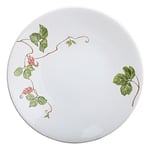 Avet Spain Lot de 6 Assiettes Plates en grès Blanc 27 x 27 x 2,5 cm