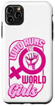 Coque pour iPhone 11 Pro Max Qui dirige la World Girls Gender Equality Feminist Pride