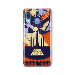 ERT GROUP Original Star Wars TPU Case for Samsung Galaxy A40, Liquid Silicone Cover, Flexible and Slim, Protective for Screen, Shockproof and Anti-Scratch Phone Case Black