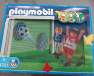 Playmobil 4701 Sports Et Action Joueurs De Football Avec But  D Entraînement...