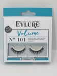 EYLURE EYELASHES VOLUME NO 101 PREGLUED TECHNOLOGY REUSABLE INSTANT APPLICATION