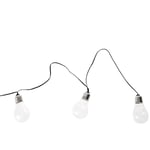 Guirlande lumineuse de jardin 10 ampoules transparentes LED blanc FANTASY COLD 7.50m