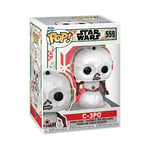 Funko Pop! Star Wars: Holiday - C-3PO - Snowman- Figurine en Vinyle à Collectionner - Idée de Cadeau - Produits Officiels - Jouets pour Les Enfants et Adultes - Movies Fans