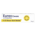 Eurax Itch Relief Cream, Hydrating Relief from Itchy & Irritated Skin, Alleviates Itching from Rashes, Eczema, Dermatitis & Chickenpox, Dermatologist Recommended, Contains Crotamiton, 1 x 100g