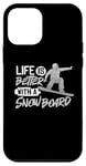 Coque pour iPhone 12 mini Snowboard, sports, équitation, snowboard, compétition