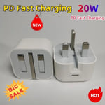 UK Power Adapter Plug Fast Charger For iPhone iPad 20W UK Standard Folding Foot