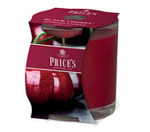 Price's - Black Cherry Jar Candle - Sweet, Delicious, Quality Fragrance - Long Lasting Scent - Up to 45 Hour Burn Time