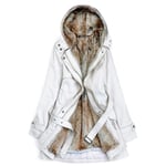 Kvinnor Plus Size Parkas Jacka 6 Storlek Välj S/M/L/XL/2XL/3XL för flicka Kvinna Mother Lover beige 3xl