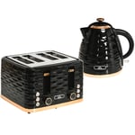 Kettle and Toaster Sets 1.7L Kettle 4 Slice Toaster Browning Control