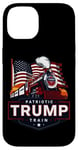 Coque pour iPhone 14 Trump Train Patriotic Trump 2024 T-shirt pour homme et femme fille