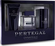 Saphir Pertegaz Dynamique Pour Homme Eau De Parfum Spray 100Ml + Duschgel 230Ml + Deodorant 150Ml