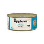 Applaws - 12 x Wet Cat Food 70 g - Tuna & Cheese