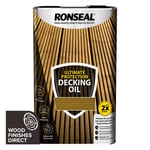 Ronseal - Ultimate Protection Decking Oil - Natural Oak- 5L