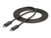 Câble, connecteur, Thunderbolt, USB C, 2m, noir