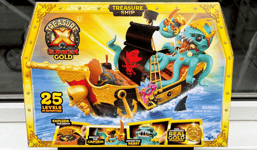 TREASURE X SUNKEN GOLD PIRATE SHIP PLAYSET **BRAND NEW SEALED** FIND REAL GOLD!!