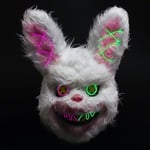 Desdfcer Halloween-mask, läskig Halloween-mask för kvinnor och män, Halloween-kaninmask Bunny Mask