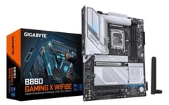 Gigabyte B860 GAMING X WIFI6E, Intel LGA1851, 3xPCI Express, ATX, 4xDDR5, 3xM.2 + SATA3 RAID, HDMI/DP, USB-C, 2.5Gbe LAN, WiFi 6E, Bluetooth 5.3, RGB Fusion