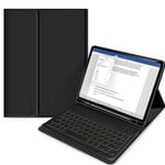 iPad 10.9" (2022) Tech-Protect Keyboard Deksel Med Pencil Holder - Engelsk Layout - Svart