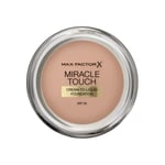 Max Factor Miracle Touch Foundation, New and Improved Formula, SPF 30 and Hyaluronic Acid, 70 Natural