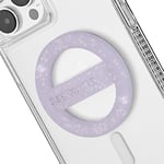 Case-Mate Magnetic Phone Grip [Loop Grip] - Removable Magnetic Phone Grip Holder For Hand - Soft Ultra Thin Collapsible MagSafe Phone Grip for iPhone 16 Pro Max/ 15 Pro Max/ 14/ 13/ 12 -Purple Sparkle