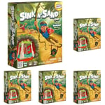 Sink N’ Sand, Quicksand Kids Board Game with Kinetic Sand for Sensory Fun and Learning – Easy Toy Gift Idea, for Preschoolers and Kids Ages 4 and up (Pack of 5)