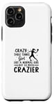 Coque pour iPhone 11 Pro Joueur de ping-pong Crazy Table Tennis Fille