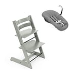 Nyfødtpakke, Stokke Tripp Trapp, Glacier Green + Newborn Set Anthracite