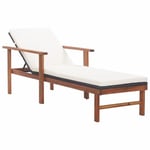 *Deco4988Ergonomique Moderne- Chaise longue Design Chic Transat Bains de soleil - Chaise longue de jardin Fauteuil Chaise Camping re