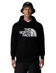 THE NORTH FACE Men's Half Dome Hoodie - Pull et Pull à Capuche pour Hommes - Sweat à Capuche Graphique pour la randonnée, Le Camping et la Marche - TNF Black - M