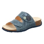 Think! Mizzi Chaussons Durables Tannés sans Chrome,Mules Femme,Combinaison Denim 8010,46 EU