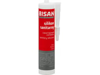 Bisan Bisan Sanitetssilikon 300Ml, Vit B870720