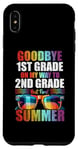 Coque pour iPhone XS Max Adieu la 1re année de remise des diplômes à la 2e année d'été