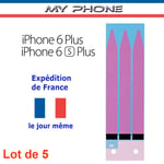 Neuf = Lot De 5 : Autocollant Sticker Adhésif Colle Batterie Iphone 6 Plus / 6 / 6s Plus Strips Double Face