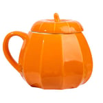 Cabilock Tasse à café en céramique pour Halloween Motif citrouille